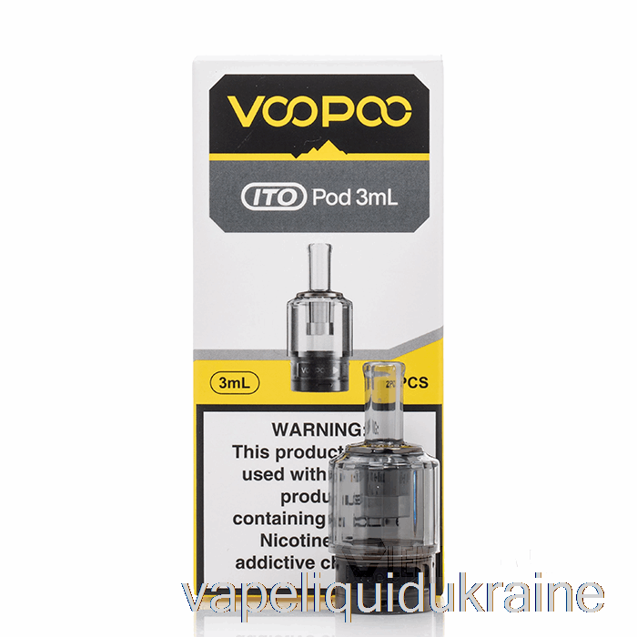 Vape Liquid Ukraine VOOPOO ITO Replacement Pods 1.0ohm ITO Pods